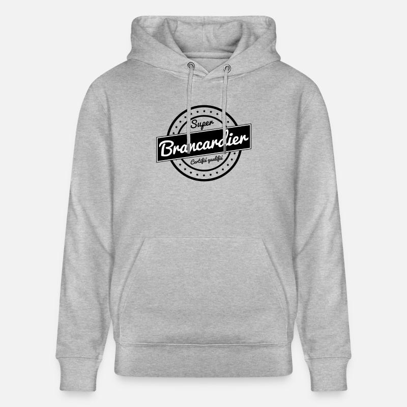 Super brancardier - Sweat à capuche bio CRUISER Stanley/Stella Unisexe - gris chiné