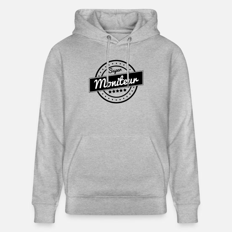 Super moniteur - Sweat à capuche bio CRUISER Stanley/Stella Unisexe - gris chiné