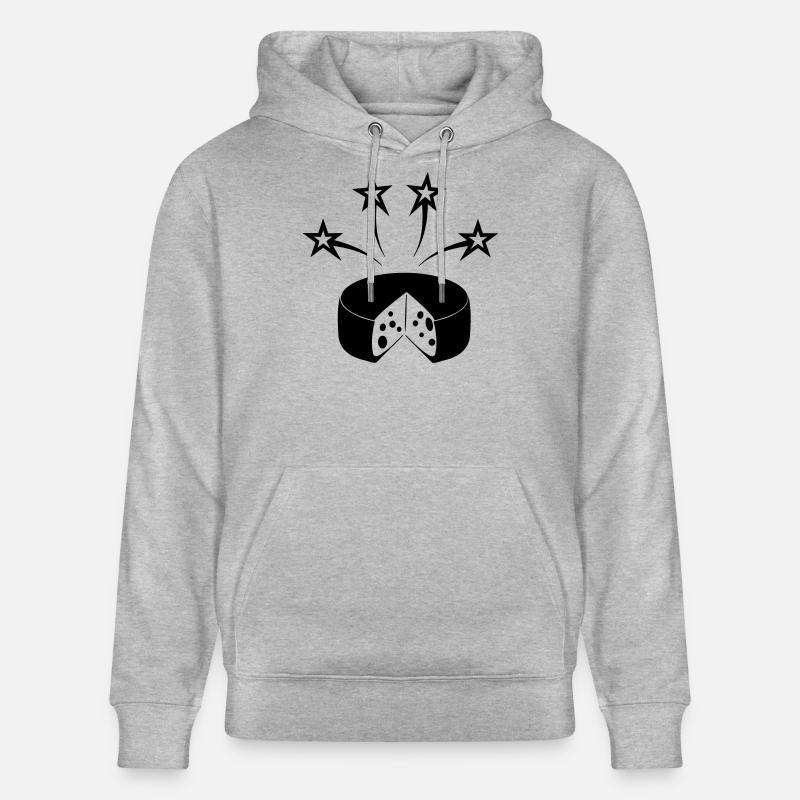 Fromage à quatre étoiles - Sweat à capuche bio CRUISER Stanley/Stella Unisexe - gris chiné