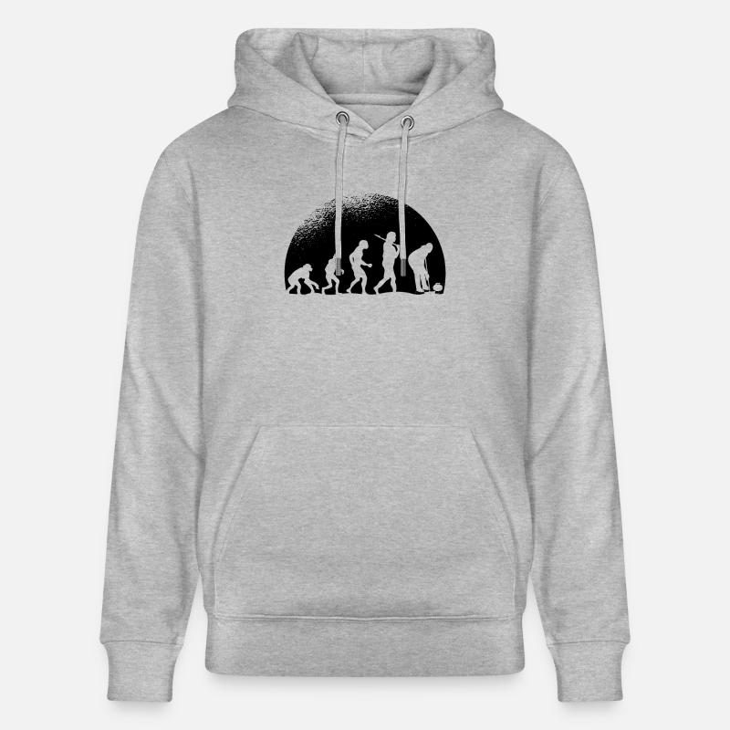 Evolution Curling - Sweat à capuche bio CRUISER Stanley/Stella Unisexe - gris chiné