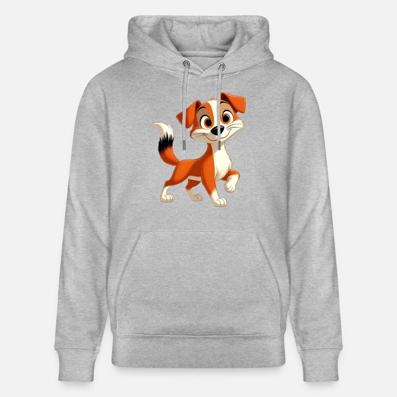 fox terrier - Sweat à capuche bio CRUISER Stanley/Stella Unisexe - gris chiné