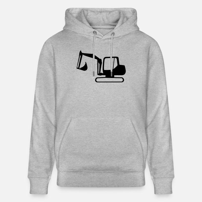 Bagger - Stanley/Stella Unisex Bio-Hoodie CRUISER  - Grau meliert