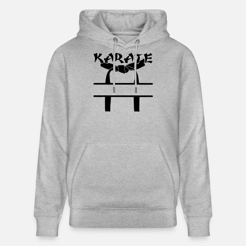 OBI Bande 3 - Sweat à capuche bio CRUISER Stanley/Stella Unisexe - gris chiné