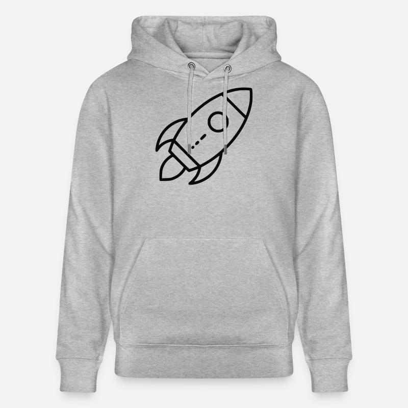 Fusée - Sweat à capuche bio CRUISER Stanley/Stella Unisexe - gris chiné