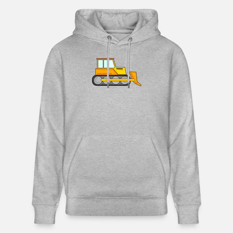 Remorque de construction - Sweat à capuche bio CRUISER Stanley/Stella Unisexe - gris chiné