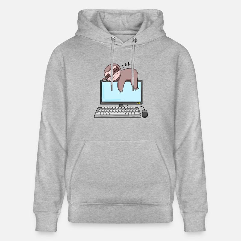 Computer Nerd Programmierer Geschenk - Stanley/Stella Unisex Bio-Hoodie CRUISER  - Grau meliert