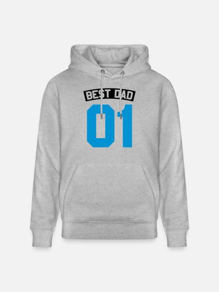 Best Dad - Stanley/Stella Unisex Bio-Hoodie CRUISER  - Grau meliert