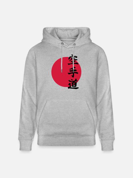 karate - Stanley/Stella CRUISER Unisex Organic Hoodie - heather grey