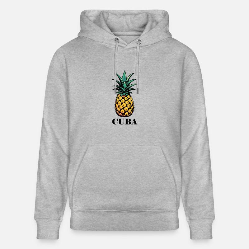 Cuba - Sweat à capuche bio CRUISER Stanley/Stella Unisexe - gris chiné