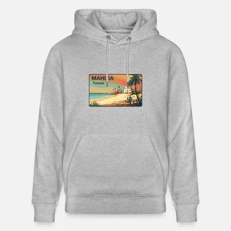 Mahdia - Sweat à capuche bio CRUISER Stanley/Stella Unisexe - gris chiné