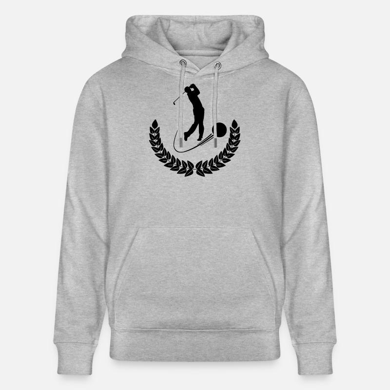 Couronne de laurier de golf - Sweat à capuche bio CRUISER Stanley/Stella Unisexe - gris chiné