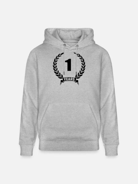 Couronne de laurier 1 - Sweat à capuche bio CRUISER Stanley/Stella Unisexe - gris chiné