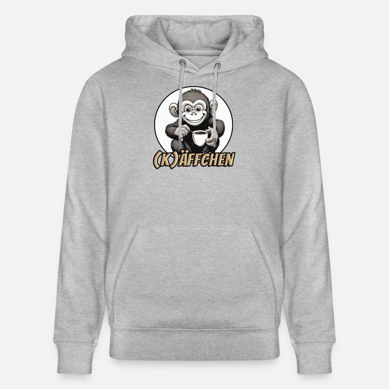 Käffchen - Stanley/Stella Unisex Bio-Hoodie CRUISER  - Grau meliert