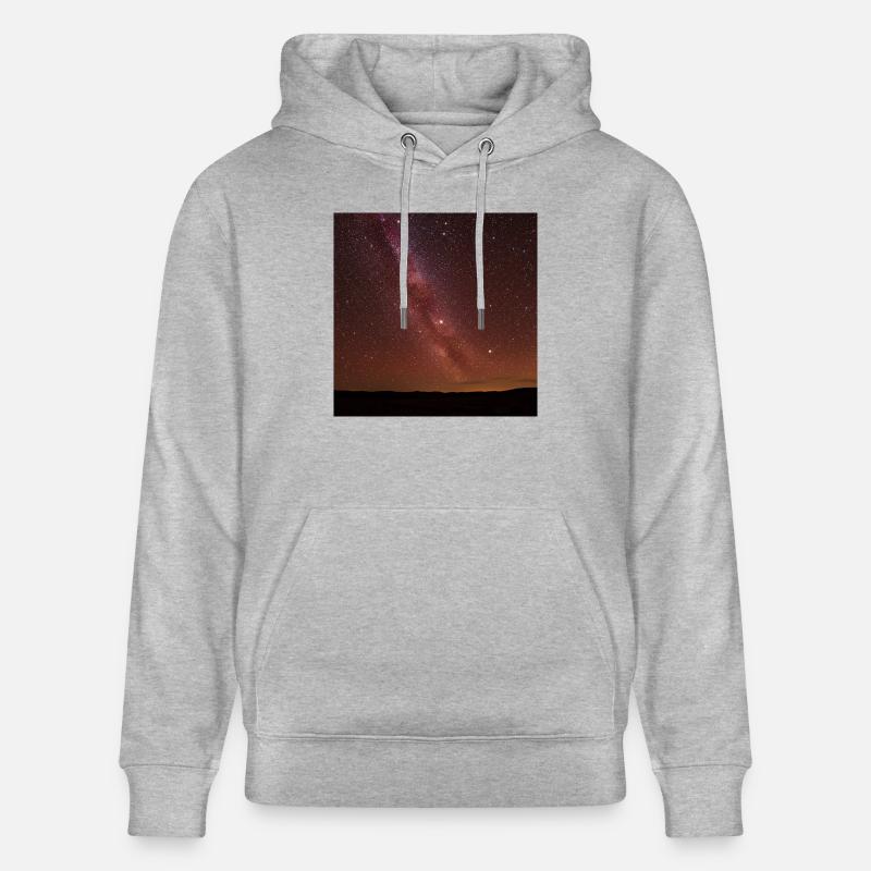 Image de comparaison ciel étoilé - Sweat à capuche bio CRUISER Stanley/Stella Unisexe - gris chiné