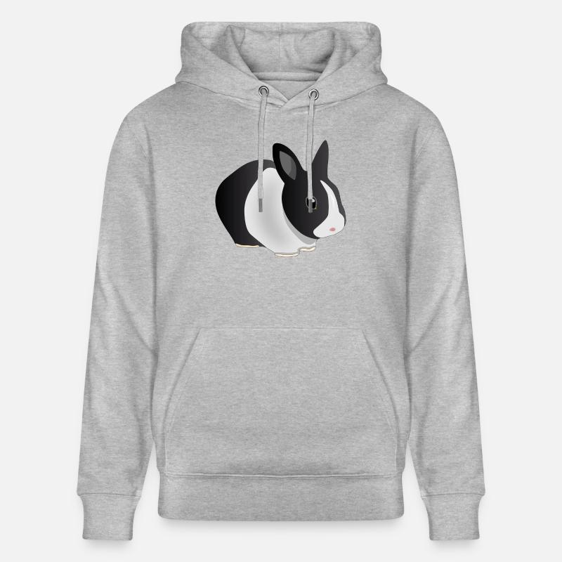 hare - Stanley/Stella CRUISER økologisk unisex-hettegenser - gråmelert