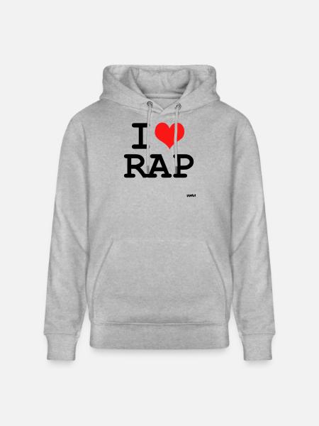 rap - Stanley/Stella CRUISER Unisex Organic Hoodie - heather grey