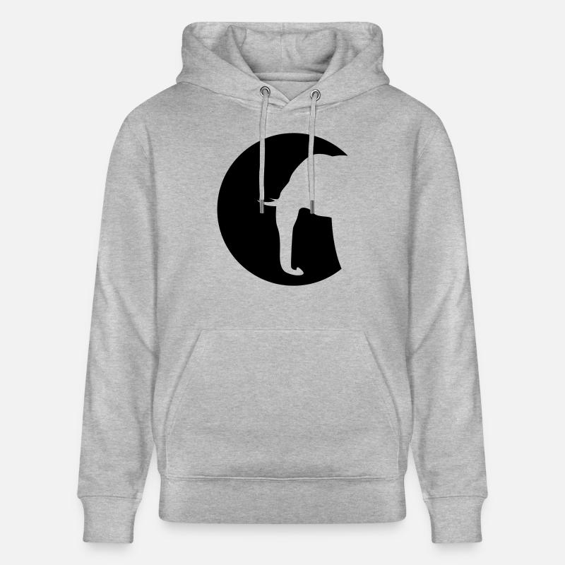 l'éléphant - Sweat à capuche bio CRUISER Stanley/Stella Unisexe - gris chiné