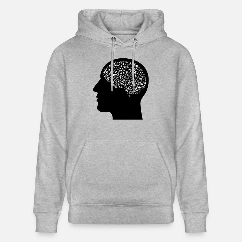 L’argent dans la tête cadeau - Sweat à capuche bio CRUISER Stanley/Stella Unisexe - gris chiné
