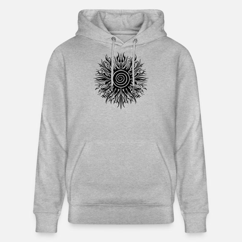 Soleil d’été - Sweat à capuche bio CRUISER Stanley/Stella Unisexe - gris chiné