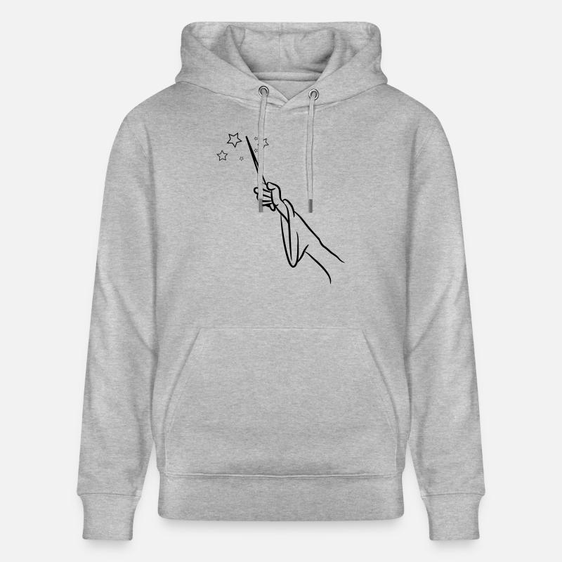 Baguette de l'Assistant - Sweat à capuche bio CRUISER Stanley/Stella Unisexe - gris chiné