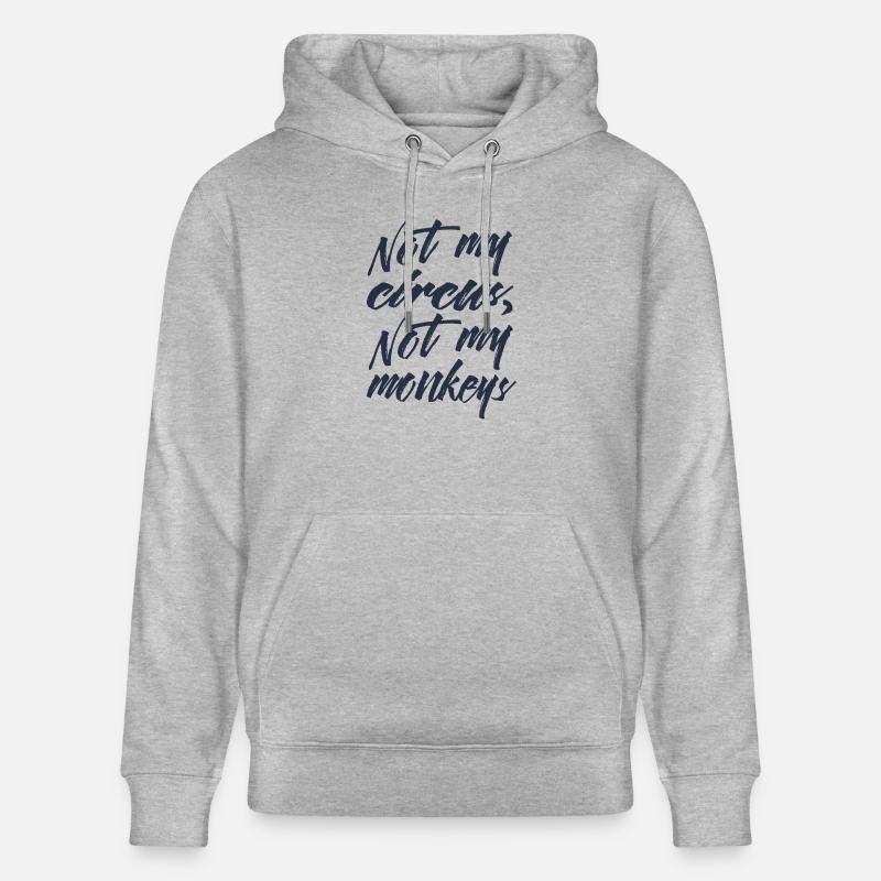 pas mon cirque - Sweat à capuche bio CRUISER Stanley/Stella Unisexe - gris chiné