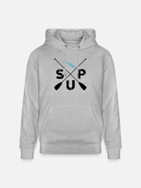 SUP - Stanley/Stella CRUISER Unisex Organic Hoodie - heather grey