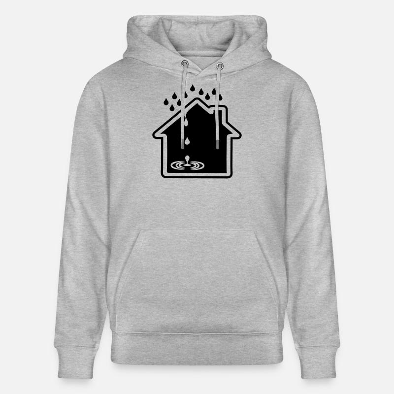 Fuites de maison - Sweat à capuche bio CRUISER Stanley/Stella Unisexe - gris chiné