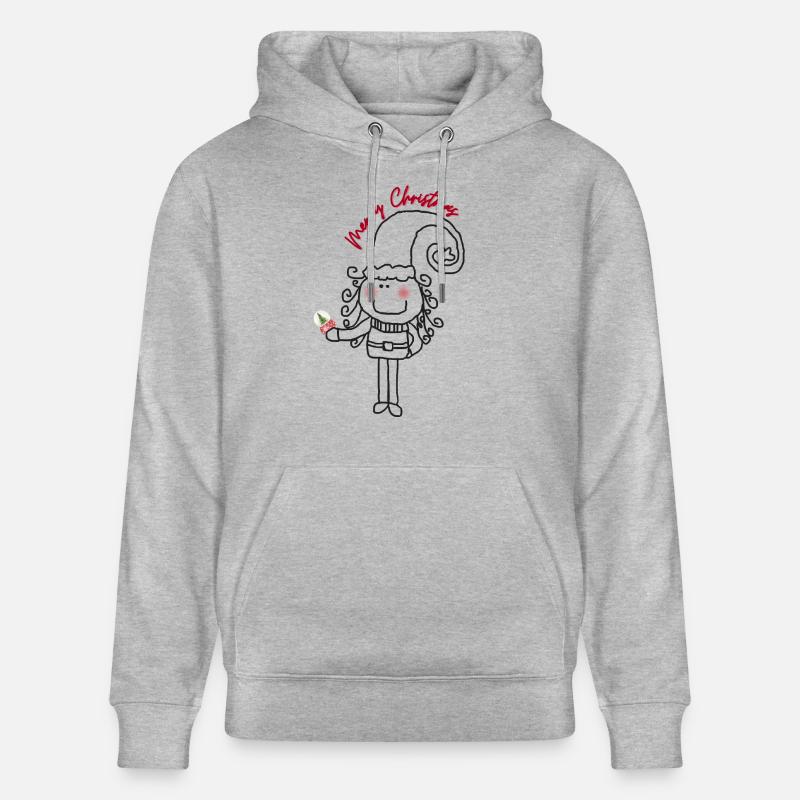 Elfe de Noël - Sweat à capuche bio CRUISER Stanley/Stella Unisexe - gris chiné