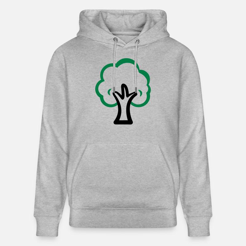 baum - Stanley/Stella Unisex Bio-Hoodie CRUISER  - Grau meliert