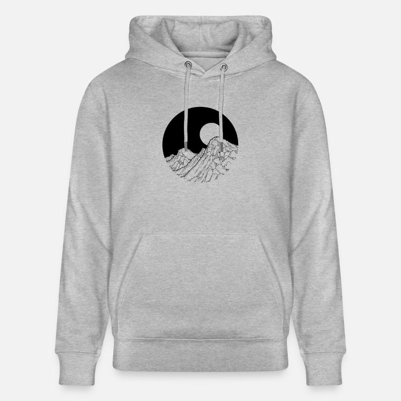 191 - Sweat à capuche bio CRUISER Stanley/Stella Unisexe - gris chiné
