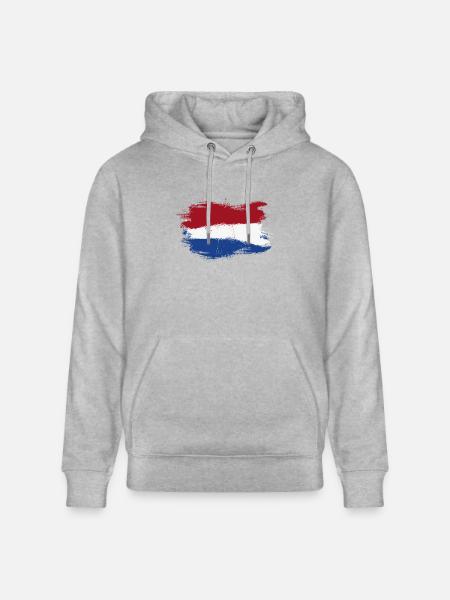 Netherlands Holland flag flag - Stanley/Stella CRUISER Unisex Organic Hoodie - heather grey