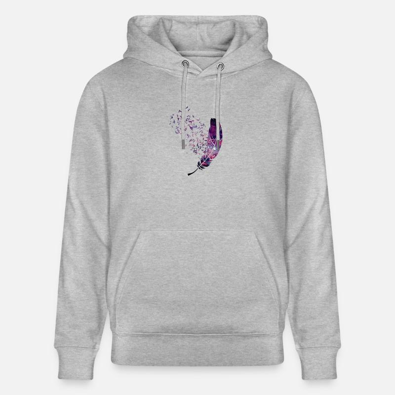 léger comme une plume - Sweat à capuche bio CRUISER Stanley/Stella Unisexe - gris chiné