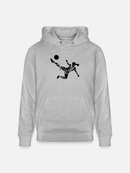 Soccer female eu - Stanley/Stella CRUISER Unisex Organic Hoodie - heather grey