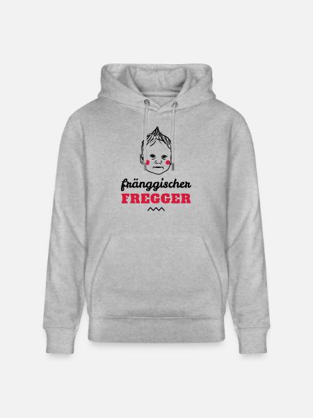 fränggischer fregger - Stanley/Stella Unisex Bio-Hoodie CRUISER  - Grau meliert
