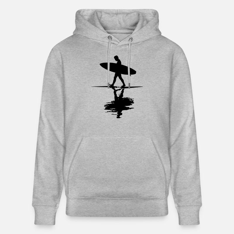 surf_2 - Sweat à capuche bio CRUISER Stanley/Stella Unisexe - gris chiné