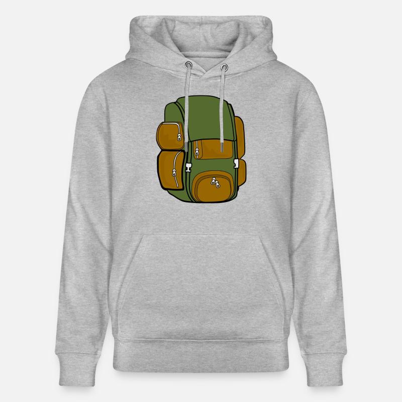 sac à dos - Sweat à capuche bio CRUISER Stanley/Stella Unisexe - gris chiné