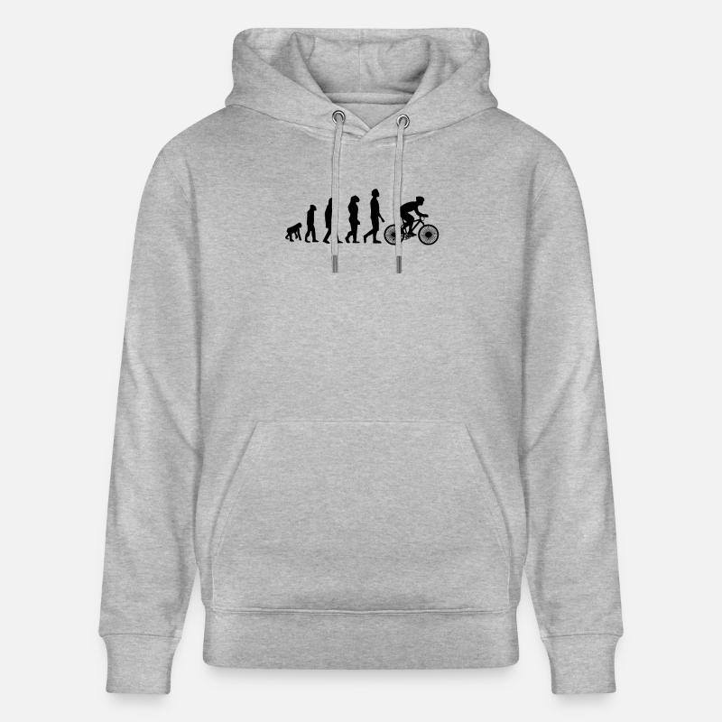 VTT descente descente VTT évolution - Sweat à capuche bio CRUISER Stanley/Stella Unisexe - gris chiné