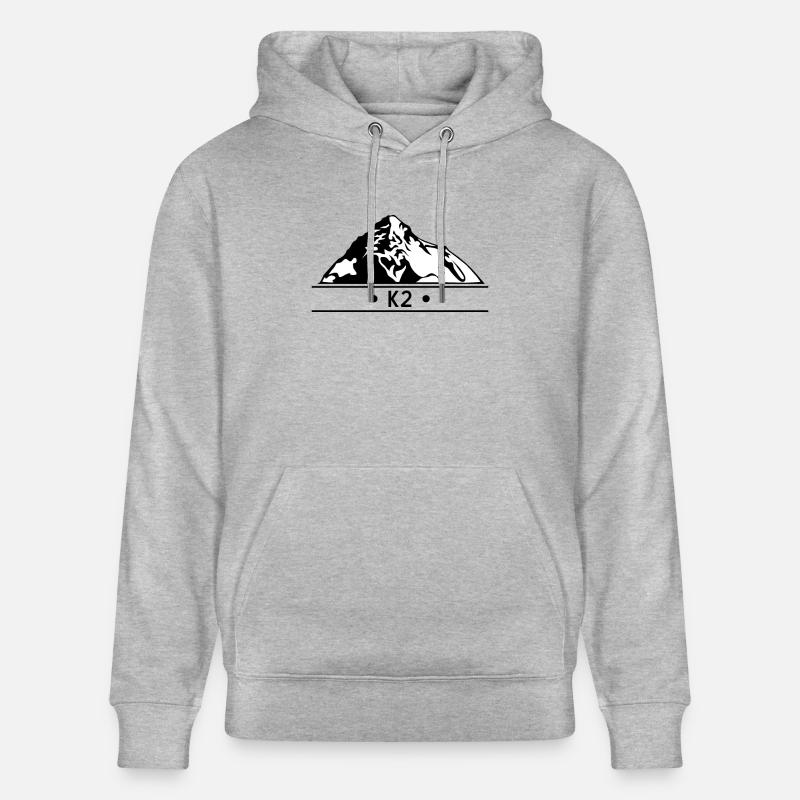 K2 - Sweat à capuche bio CRUISER Stanley/Stella Unisexe - gris chiné