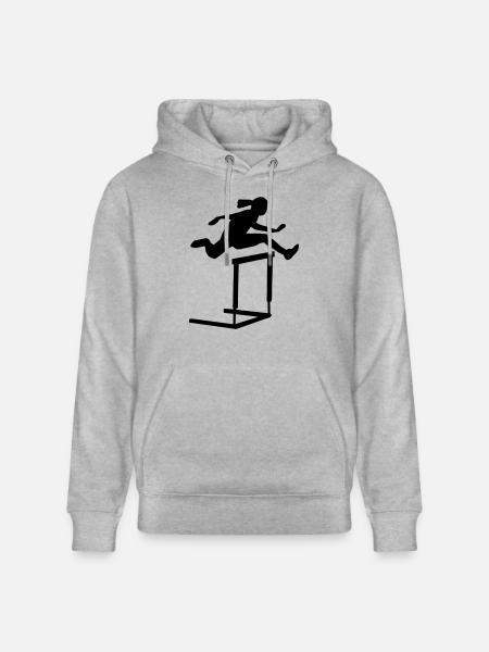 Hürdenlauf - Stanley/Stella Unisex Bio-Hoodie CRUISER  - Grau meliert