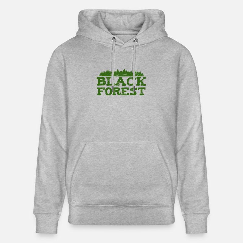 Conception de la Forêt-Noire - Sweat à capuche bio CRUISER Stanley/Stella Unisexe - gris chiné