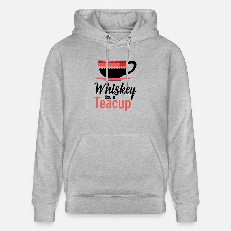 Whisky tasse à thé alcool - Sweat à capuche bio CRUISER Stanley/Stella Unisexe - gris chiné
