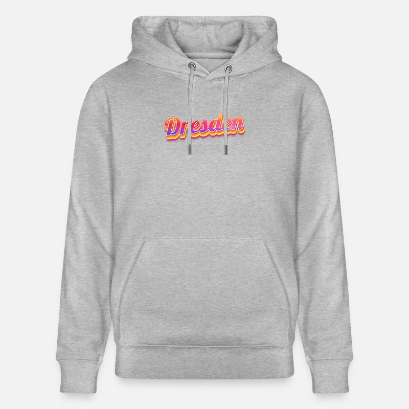 Dresdnerin Dresdner Dresde - Sweat à capuche bio CRUISER Stanley/Stella Unisexe - gris chiné