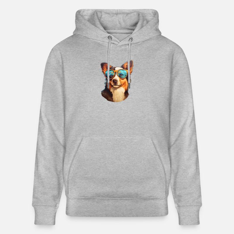 Lunettes de soleil pour chiens - Sweat à capuche bio CRUISER Stanley/Stella Unisexe - gris chiné