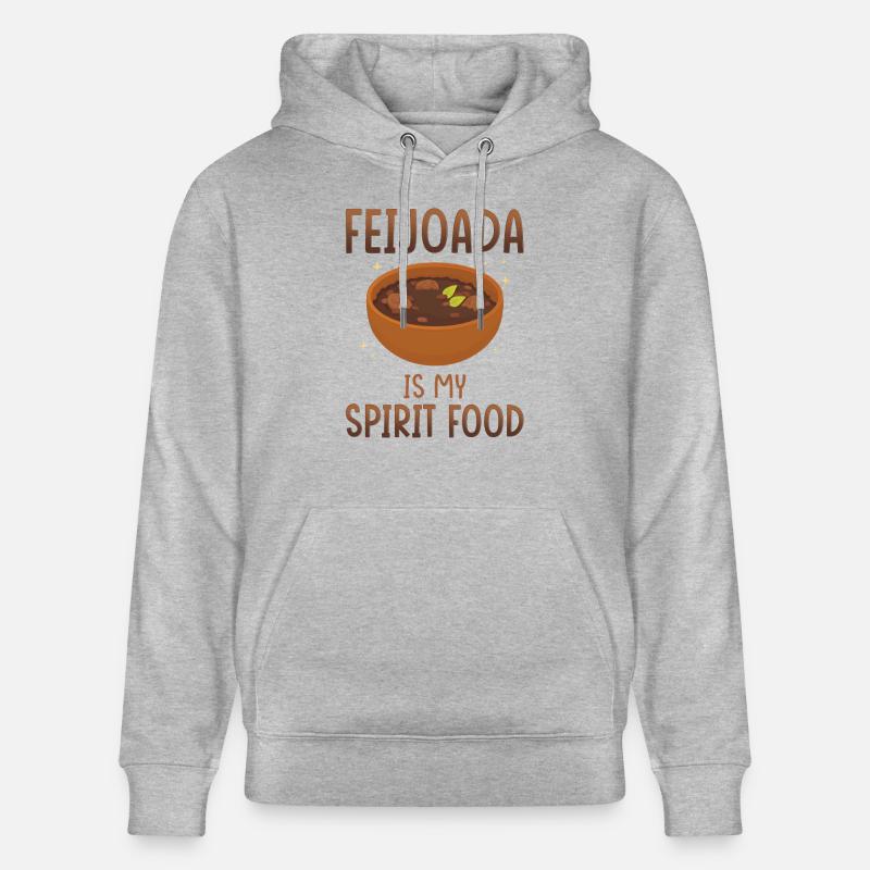 Feijoada est mon plat préféré - Sweat à capuche bio CRUISER Stanley/Stella Unisexe - gris chiné