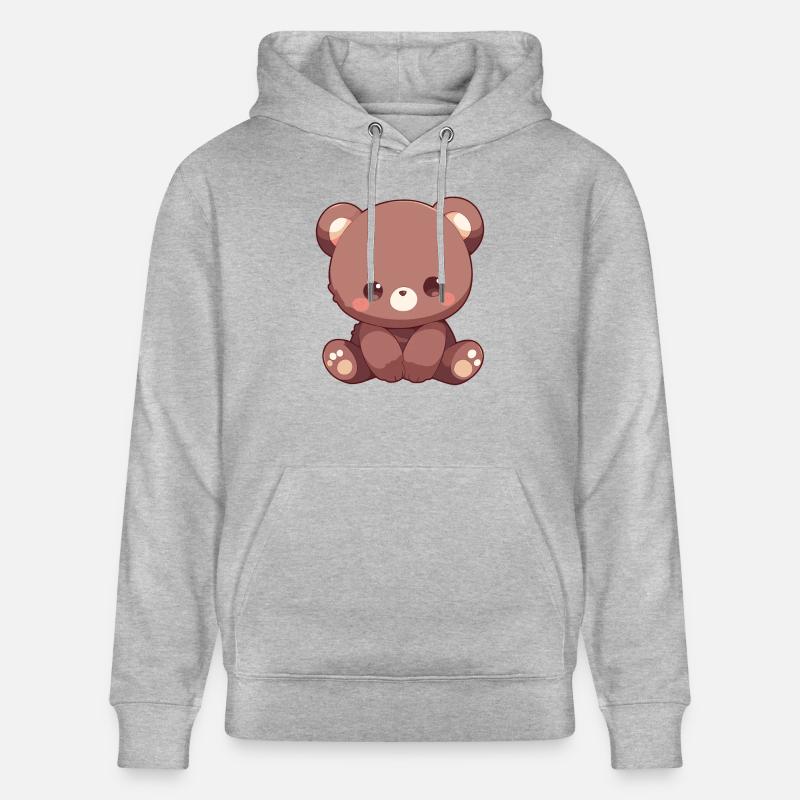 Ours Bären Bär - Sweat à capuche bio CRUISER Stanley/Stella Unisexe - gris chiné