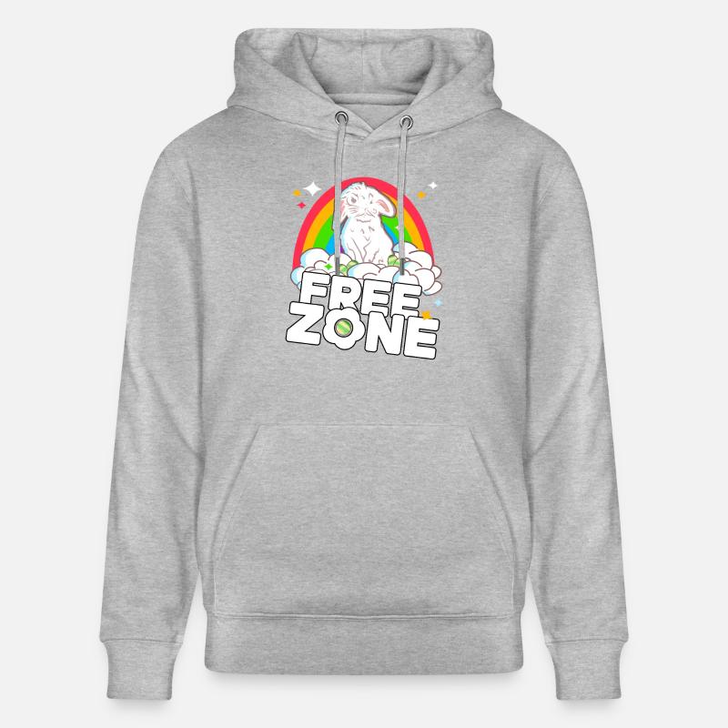Zone Libre de Pâques - Sweat à capuche bio CRUISER Stanley/Stella Unisexe - gris chiné