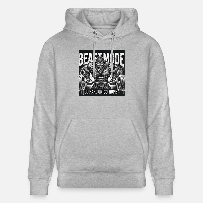 Mode logo - Sweat à capuche bio CRUISER Stanley/Stella Unisexe - gris chiné