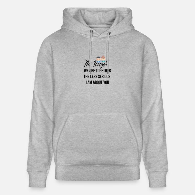 Plus nous sommes ensemble - Sweat à capuche bio CRUISER Stanley/Stella Unisexe - gris chiné