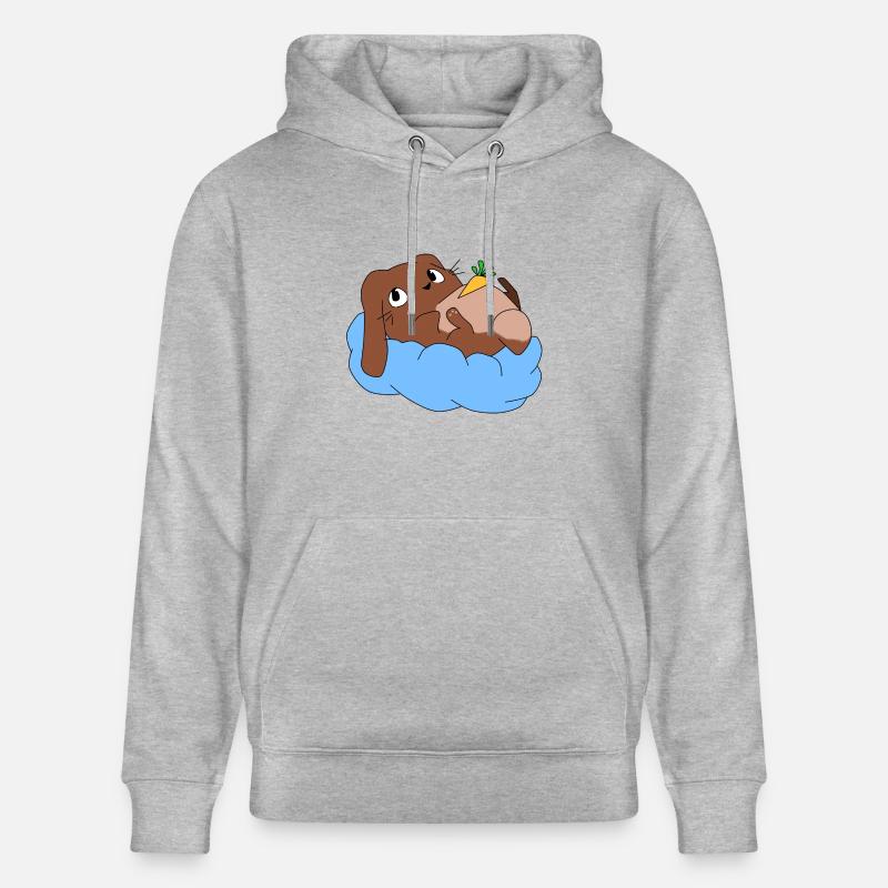 Hasi sur le nuage - Sweat à capuche bio CRUISER Stanley/Stella Unisexe - gris chiné