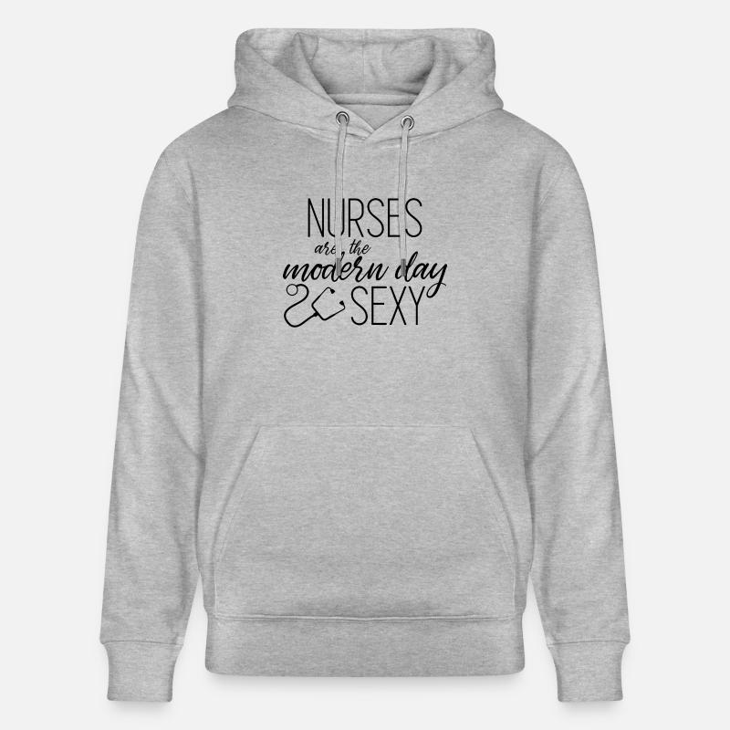 Infirmière - Sweat à capuche bio CRUISER Stanley/Stella Unisexe - gris chiné